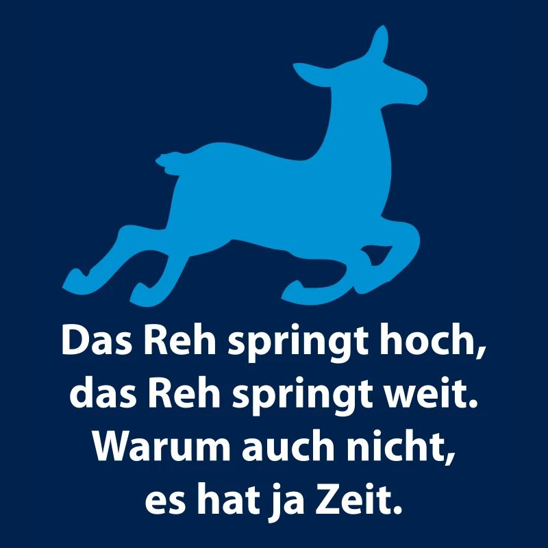 Das Reh springt hoch, das Reh springt weit