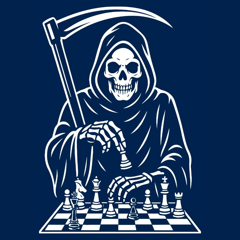 grim reaper plays chess