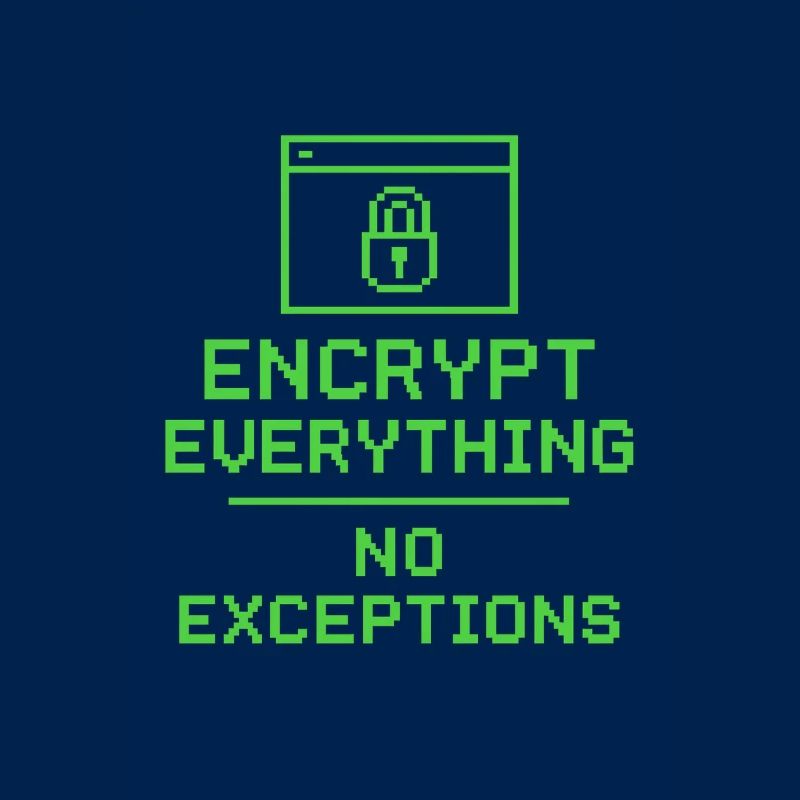 Encrypt Everything – No Exceptions Hacker Tee