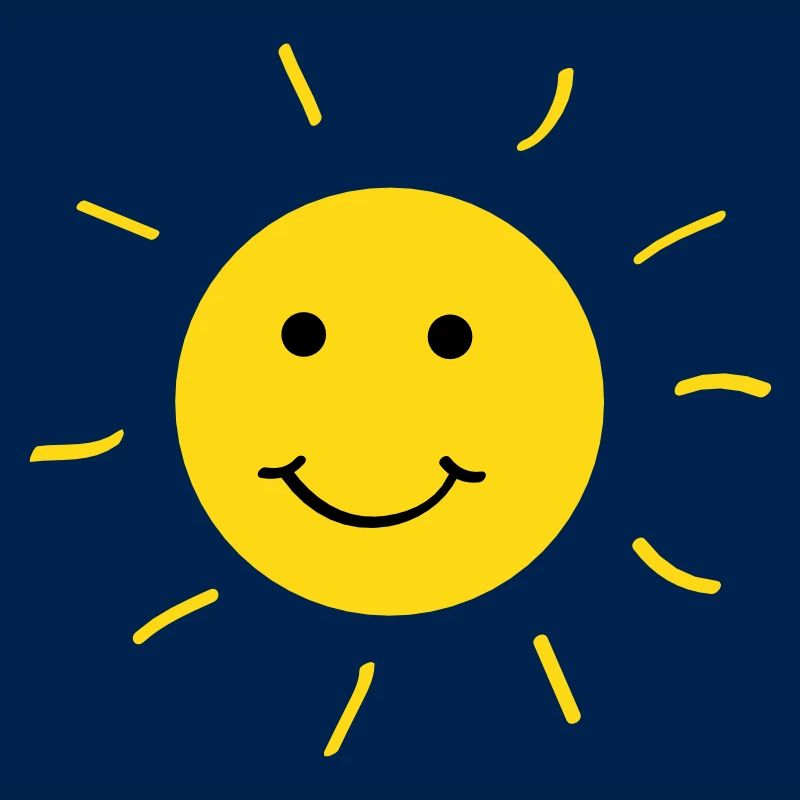 Fröhliche Sonne