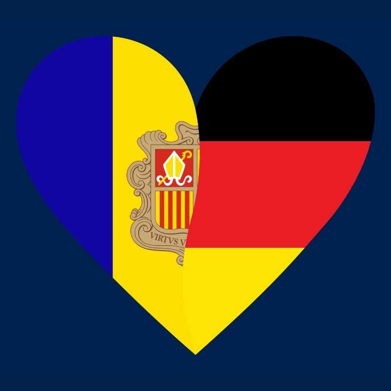 Andorra Germany Heart