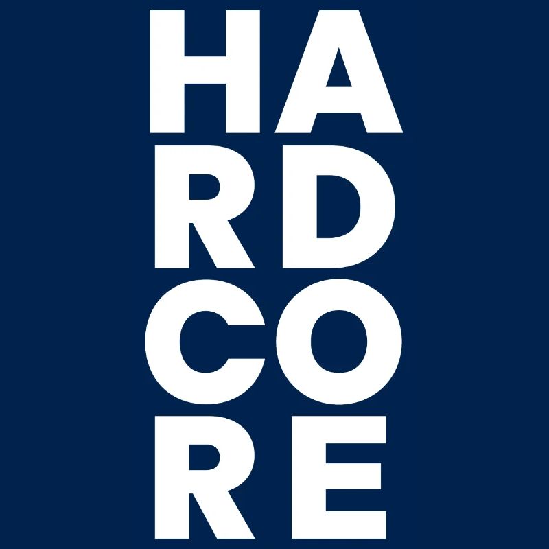 Conception de logo hardcore et audacieuse