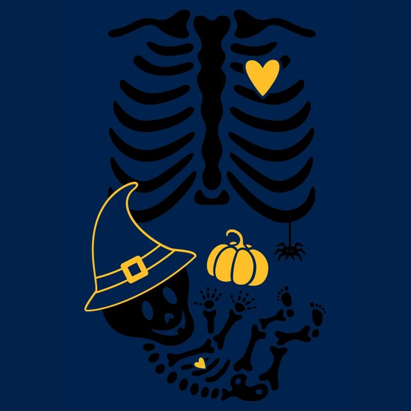 Maternity Skeleton Witch Hat