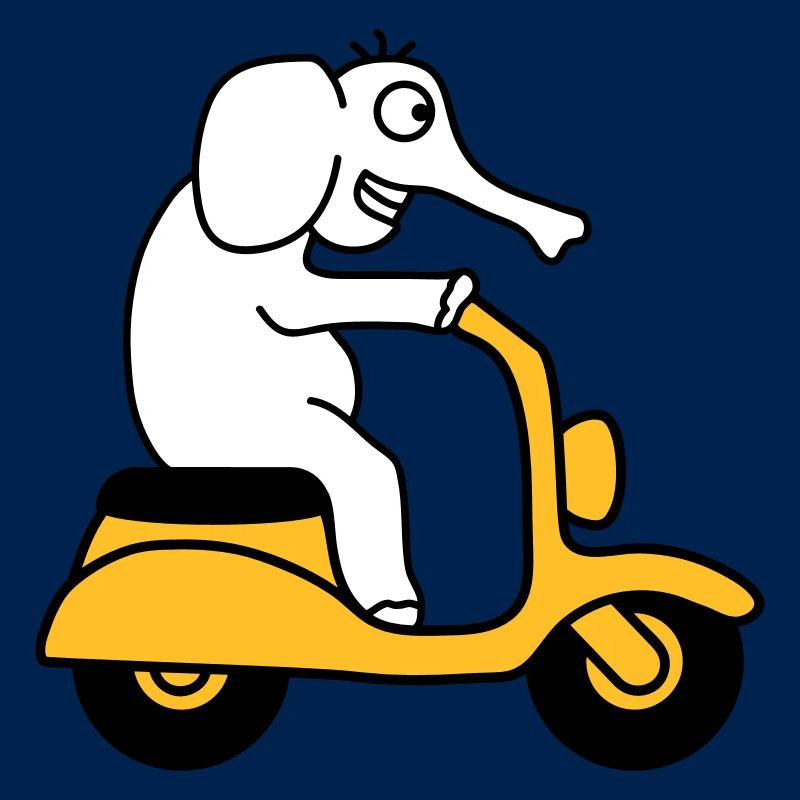 Moped Elephant