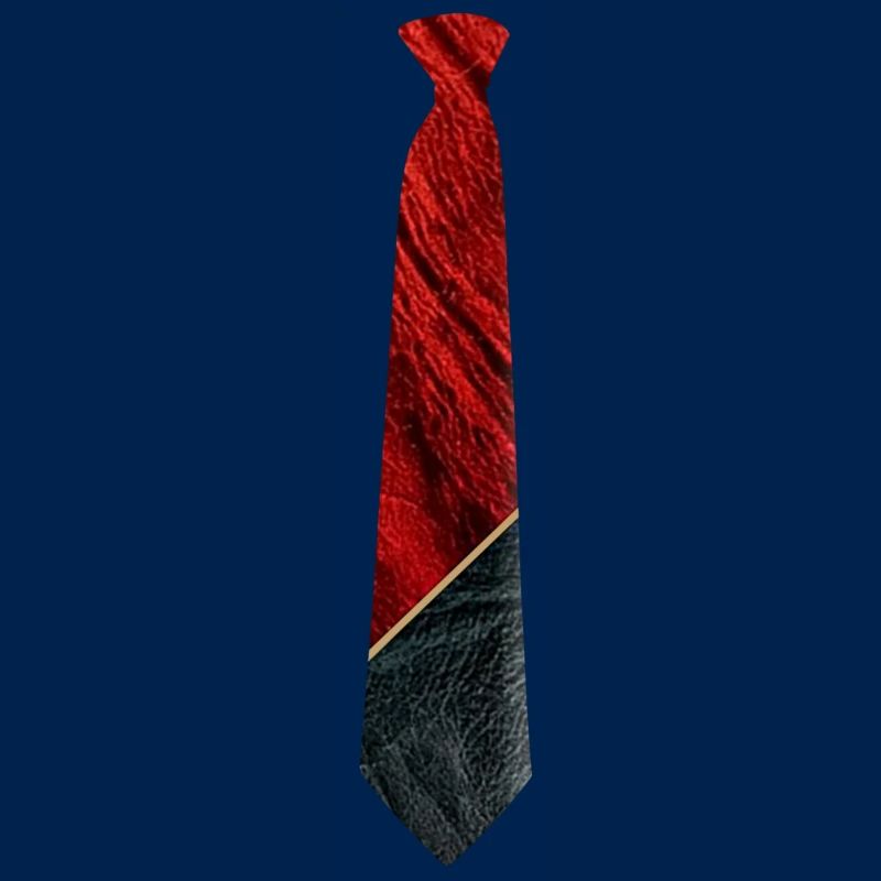 Tie leather Bicolor