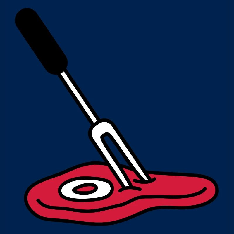 Barbecue Fork And Steak