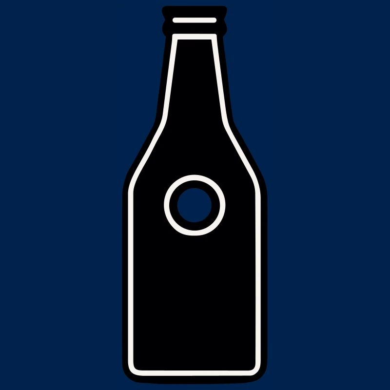 einfaches Piktogramm einer Flasche