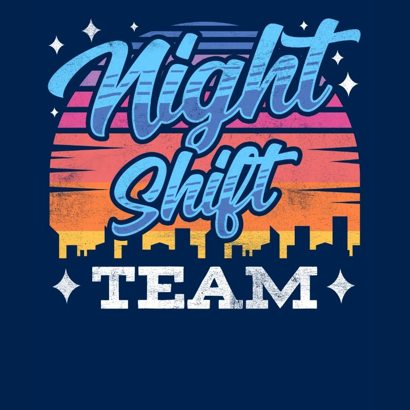 Night Shift Team Night Shift Work Colleague