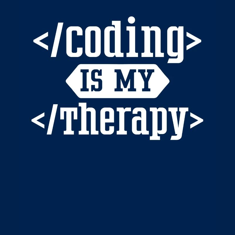 Programmieren Ist Meine Therapie Coding Coder Code