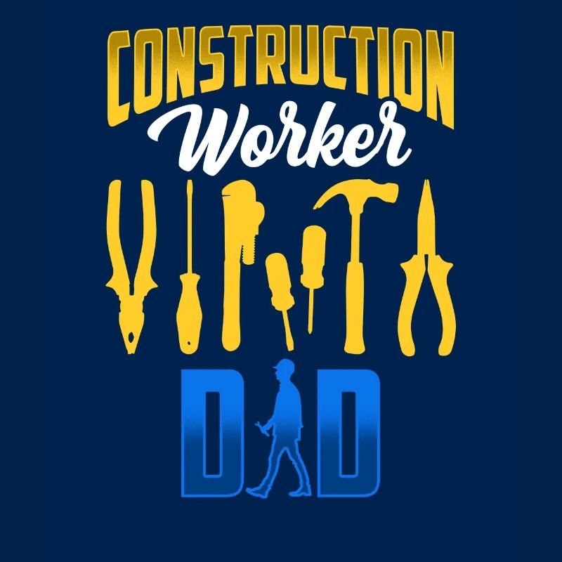 Construction Worker Father Construction Team Construction Site Teamwork