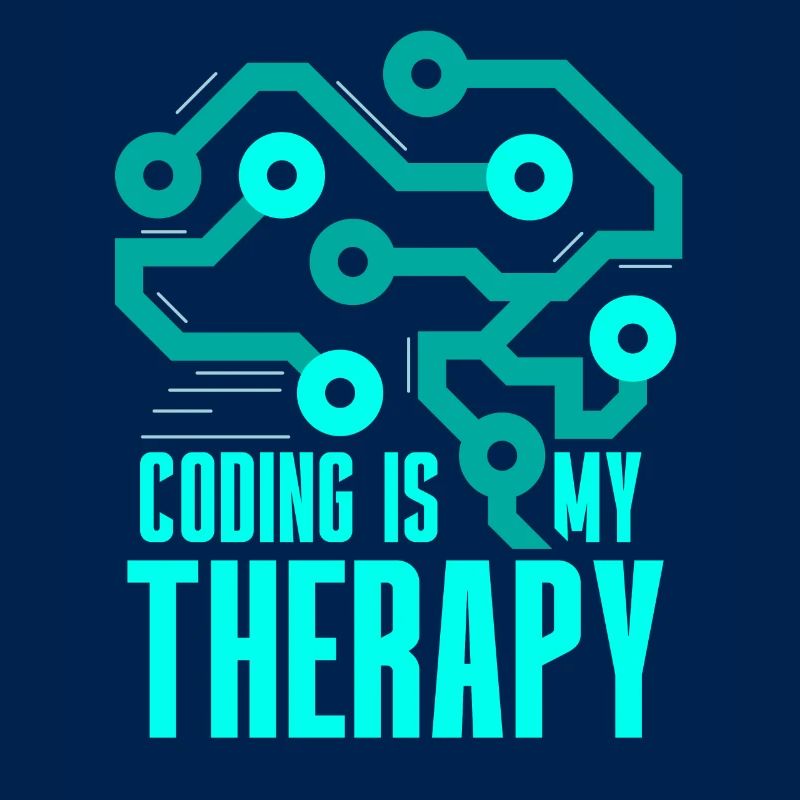 Programmieren Ist Meine Therapie Coding Code Coder