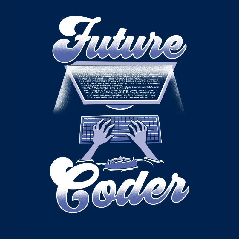 Zukünftiger Coder Code Programmierer Coding