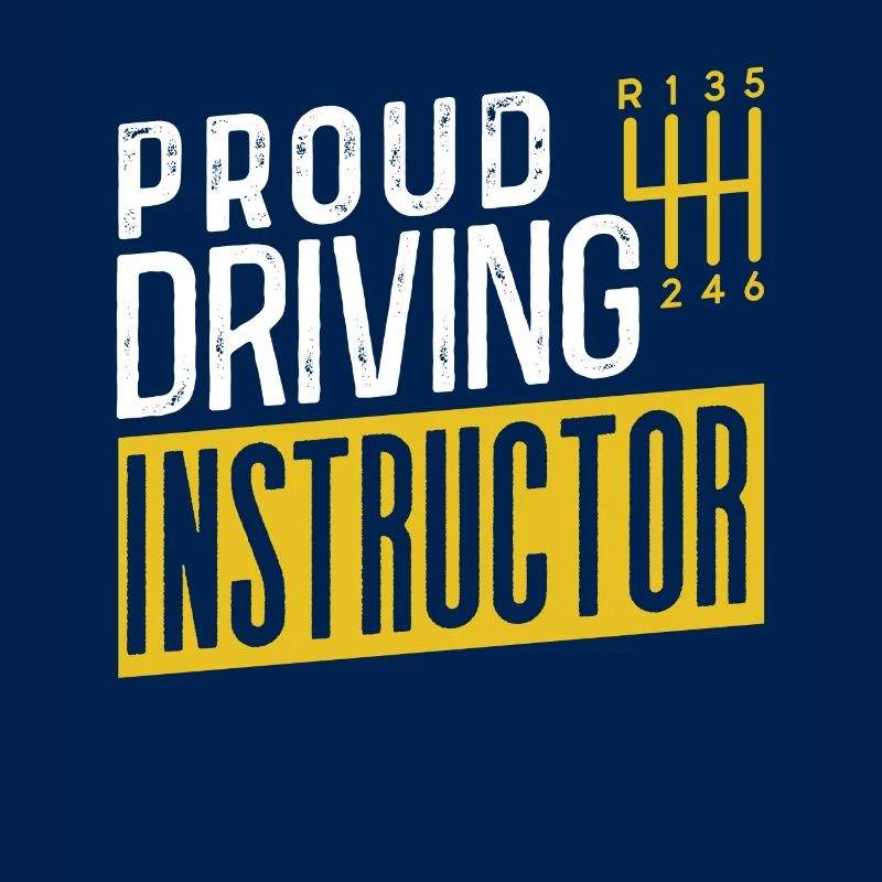 Fier instructeur de conduite leçon de conduite profession d’école de conduite