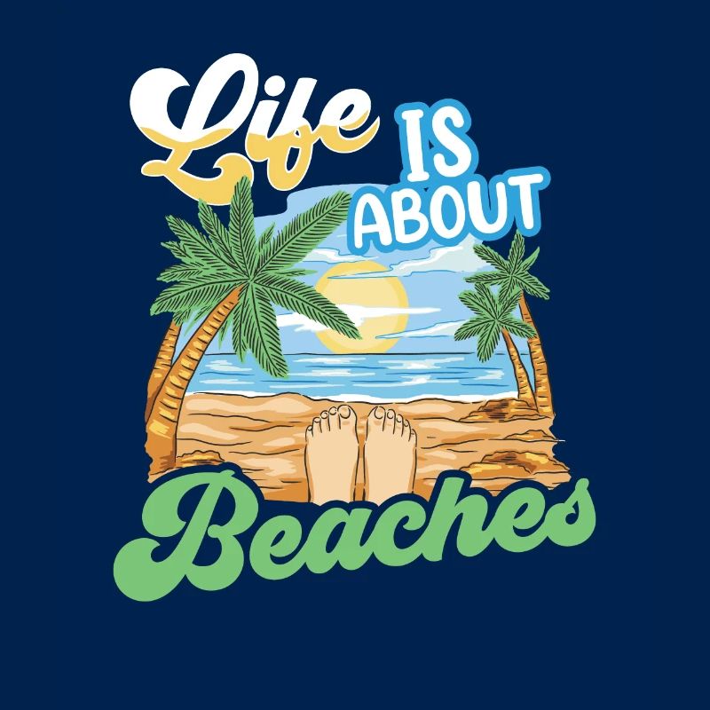 La vie se compose de plages vacances à la plage
