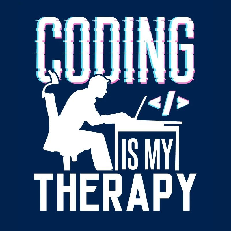 Programmieren Ist Meine Therapie Code Coder Coding