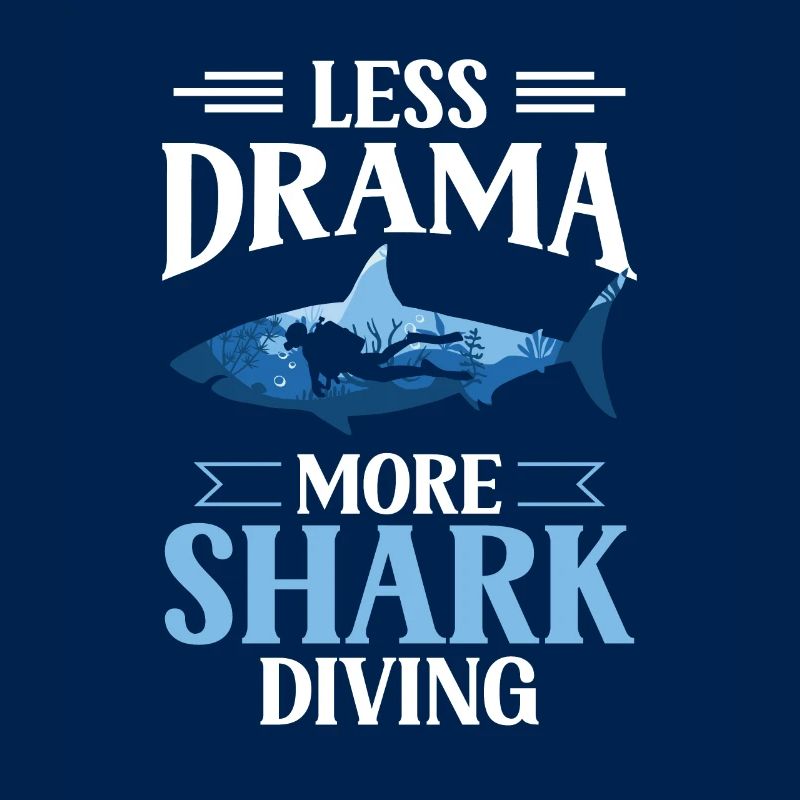 Moins de drame Plus de plongée avec les requins Plongée avec les requins