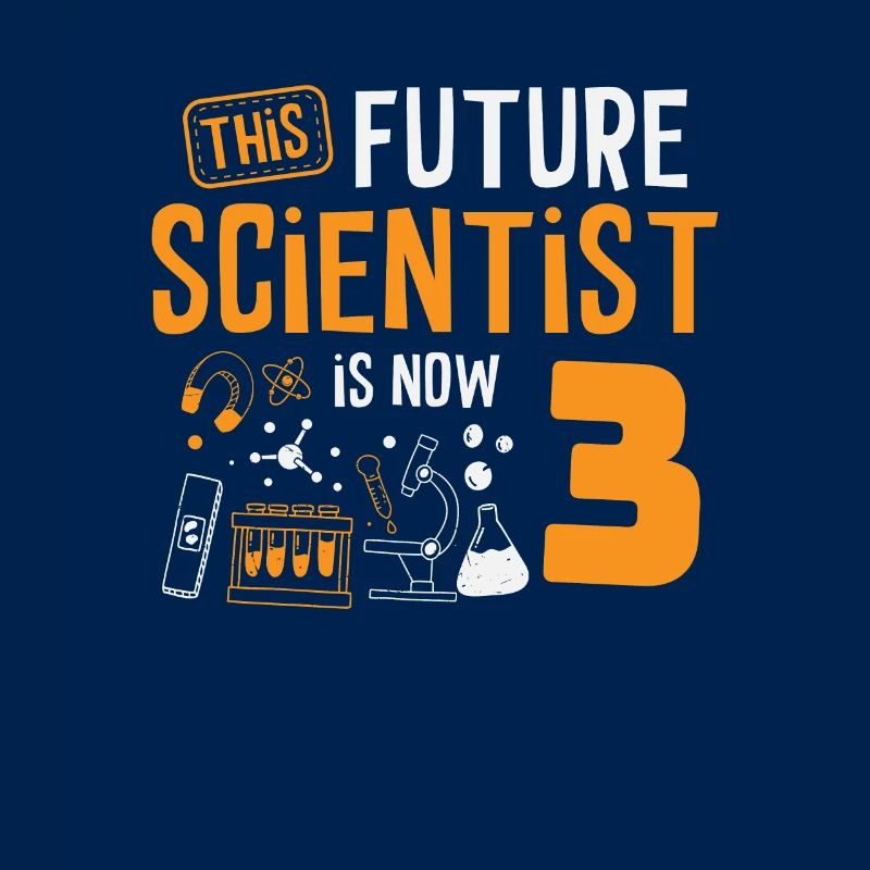 This future scientist is now 3.