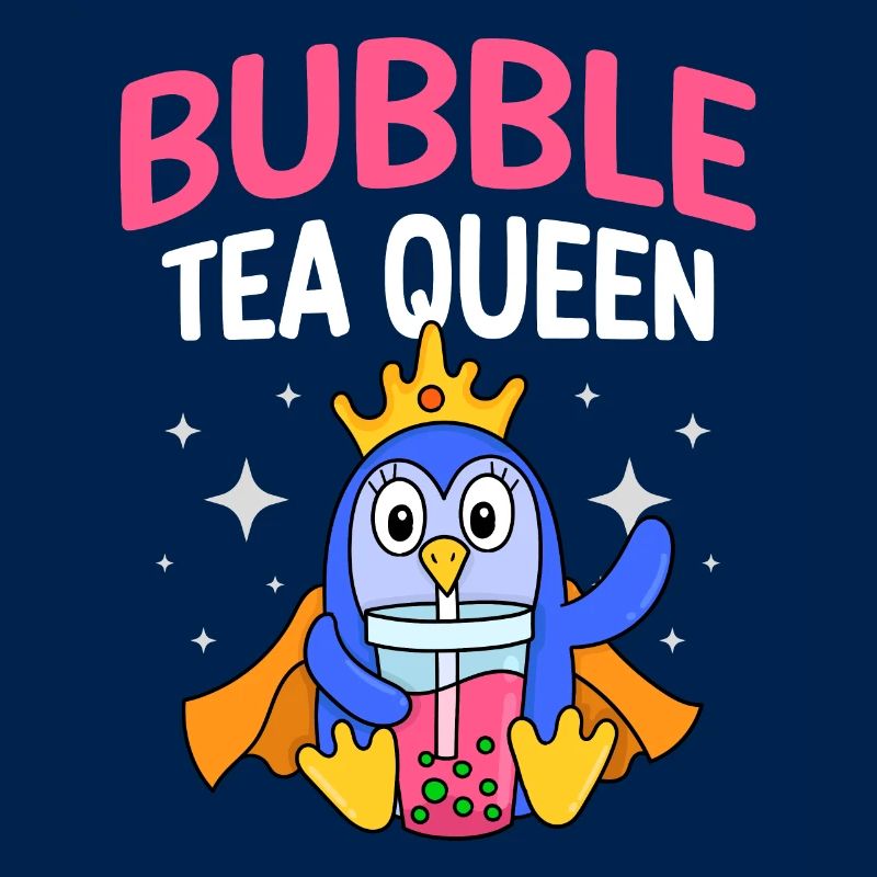 Bubble Tea Queen Boba Tee Trinker Koreanisches