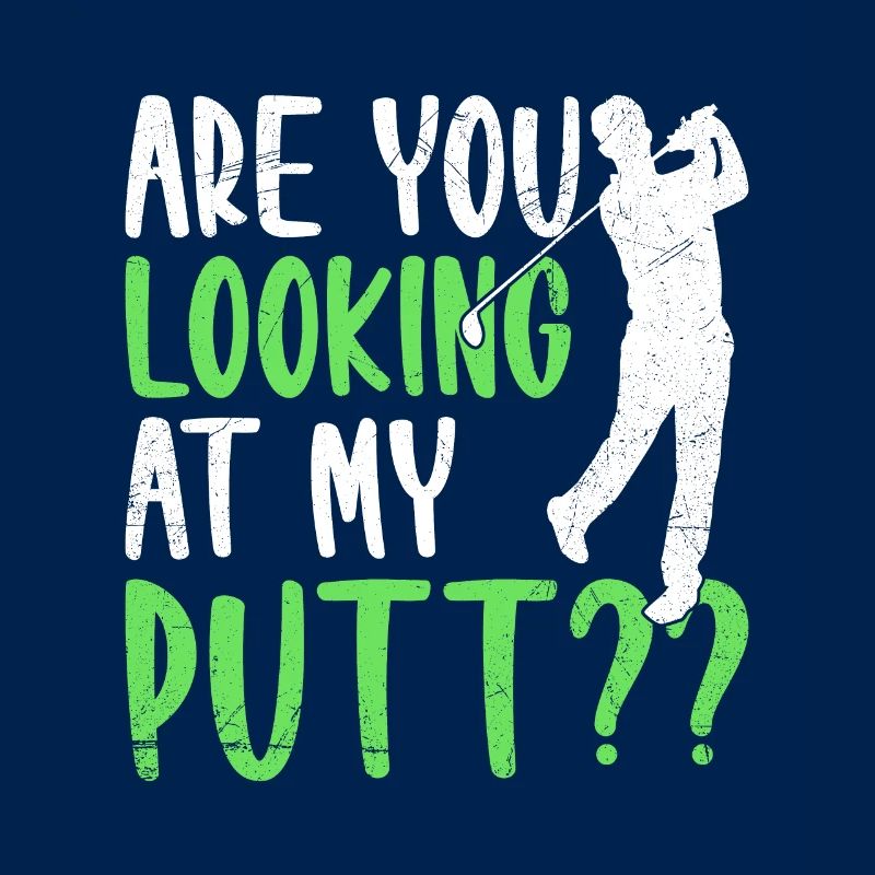 Siehst Du Dir Meinen Putt Golfer Golf An?