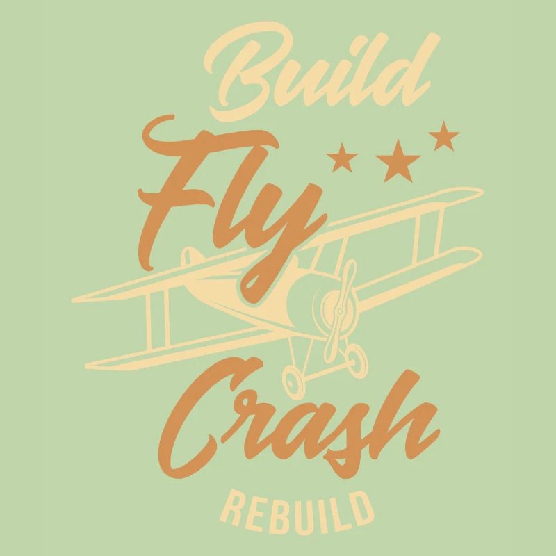 Conception d'avions Rc avec reconstruction de crash de vol de construction,