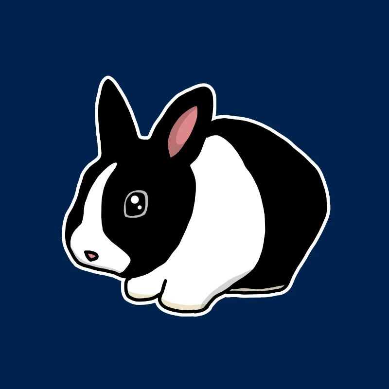 Dwarf rabbit, rabbit, cute, comic