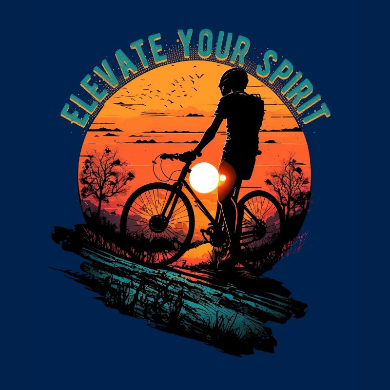 Conception cool de descente de VTT pour les fans de VTT