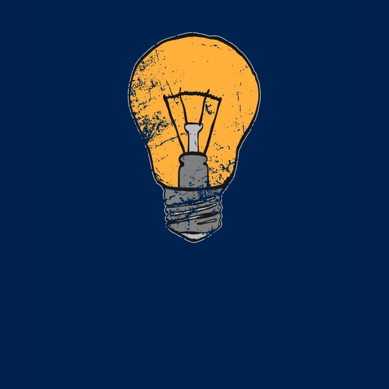 Light bulb idea Distressed brightly gift light