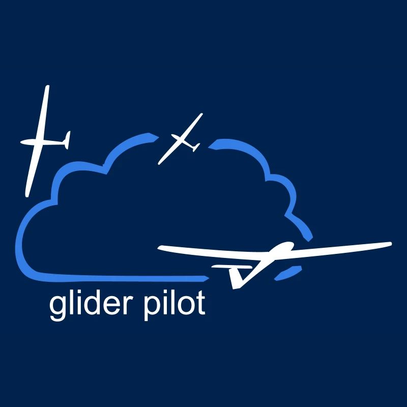Planeur Planeur Cloud Pilot Geschenkide