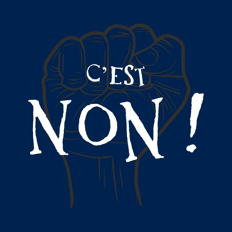 C'est non ! rebel manifestation