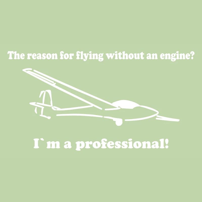 Basic glider pilot pilot funny gift