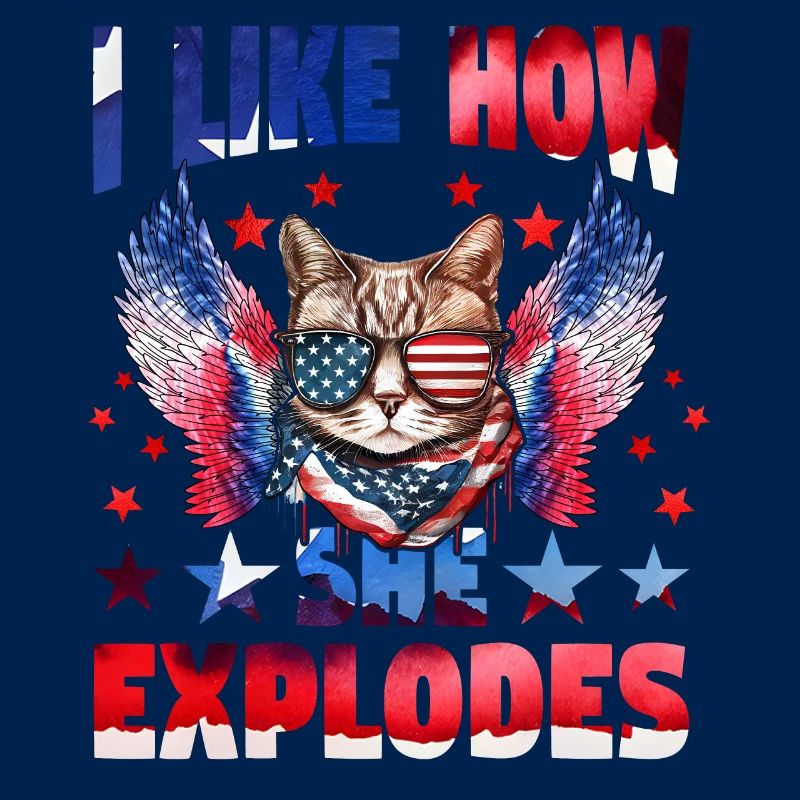 I like how she explodes