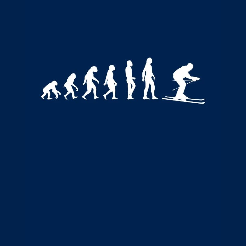 evolution ski skieur