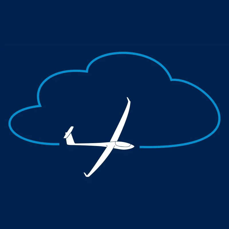 Cloud glider pilot glide glider pilot
