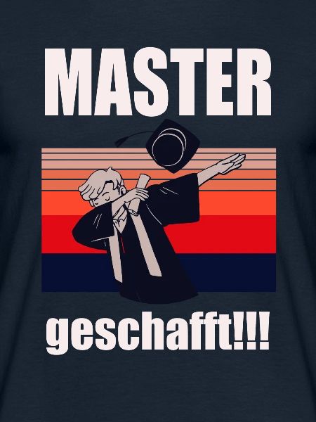 Master Geschafft Masterabschluss Geschenk