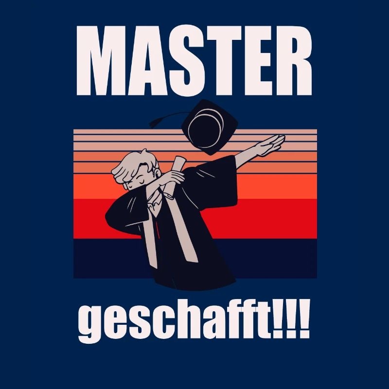 Master Geschafft Masterabschluss Geschenk