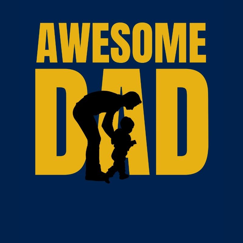 AWESOME DAD! Dad's Day Bester Papa der Welt