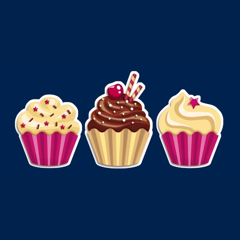 Cupcake - Muffin - Donut - Eis - Schokolade - DD