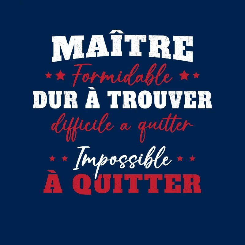 Maître formidable idée cadeau maître d'école