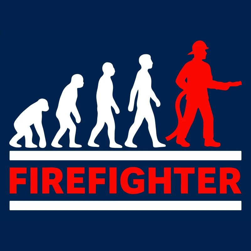 Evolution Firefighter Hero Cool Gift