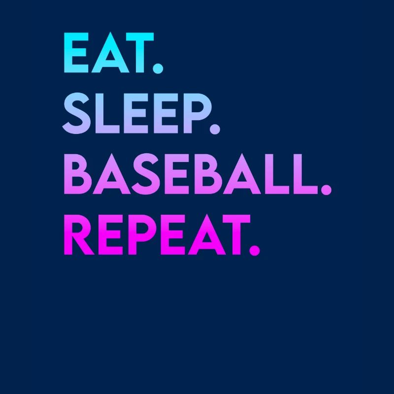manger dormir baseball répéter