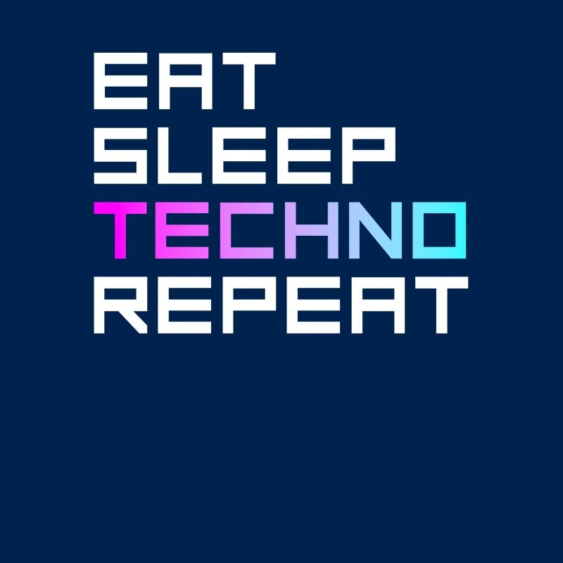 manger du sommeil techno répéter