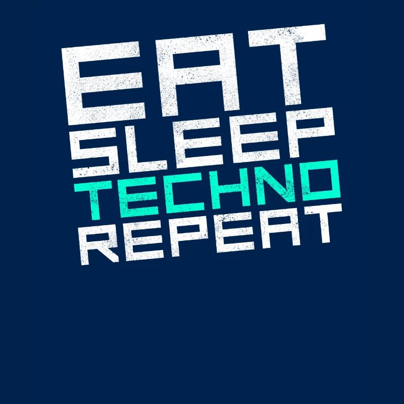 manger du sommeil techno répéter