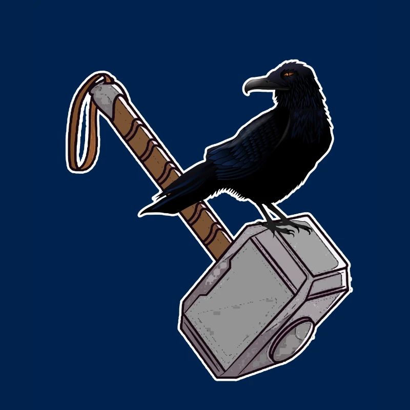 Thor Hammer Mjölnir Corbeau