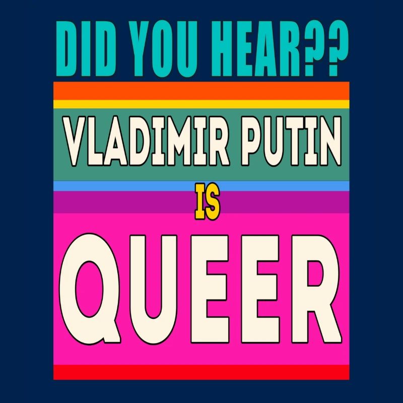 Pride Mad Vlad est un design queer de Poutine
