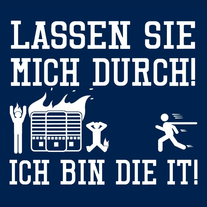 Lustiger Spruch Geschenk für IT PC Techniker admin