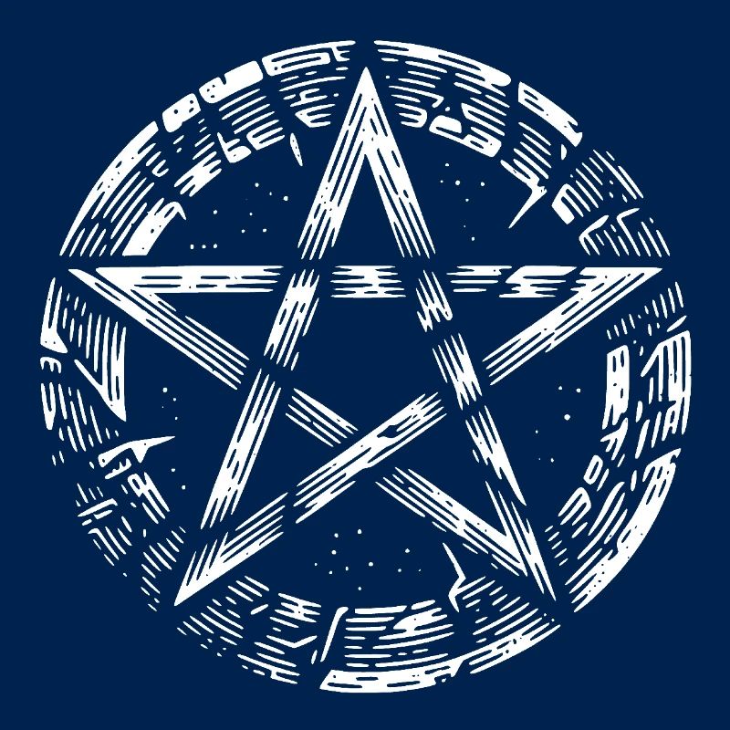 Torn Pentagram Occult Sign