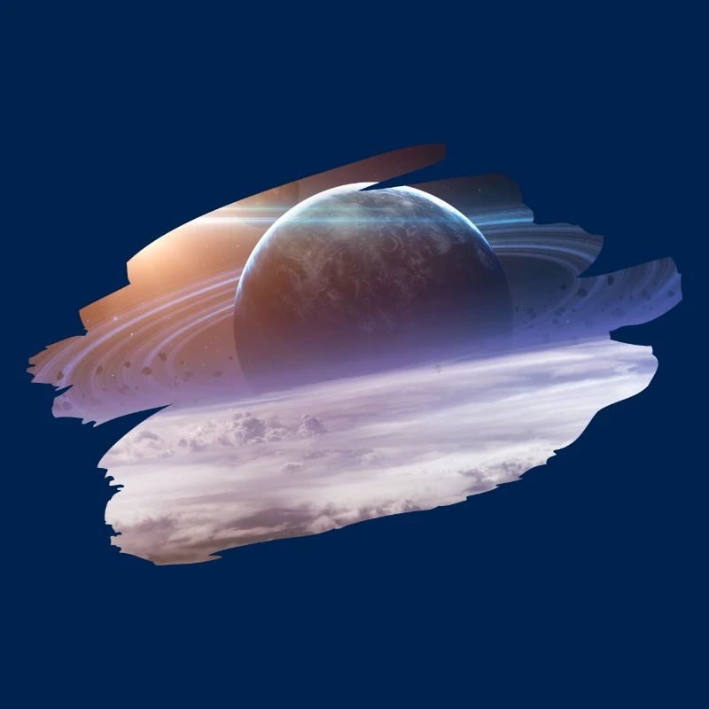 planète dans l'espace space