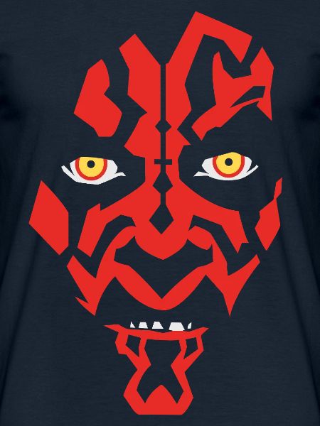Star Wars Rotes Sith-Gesicht 