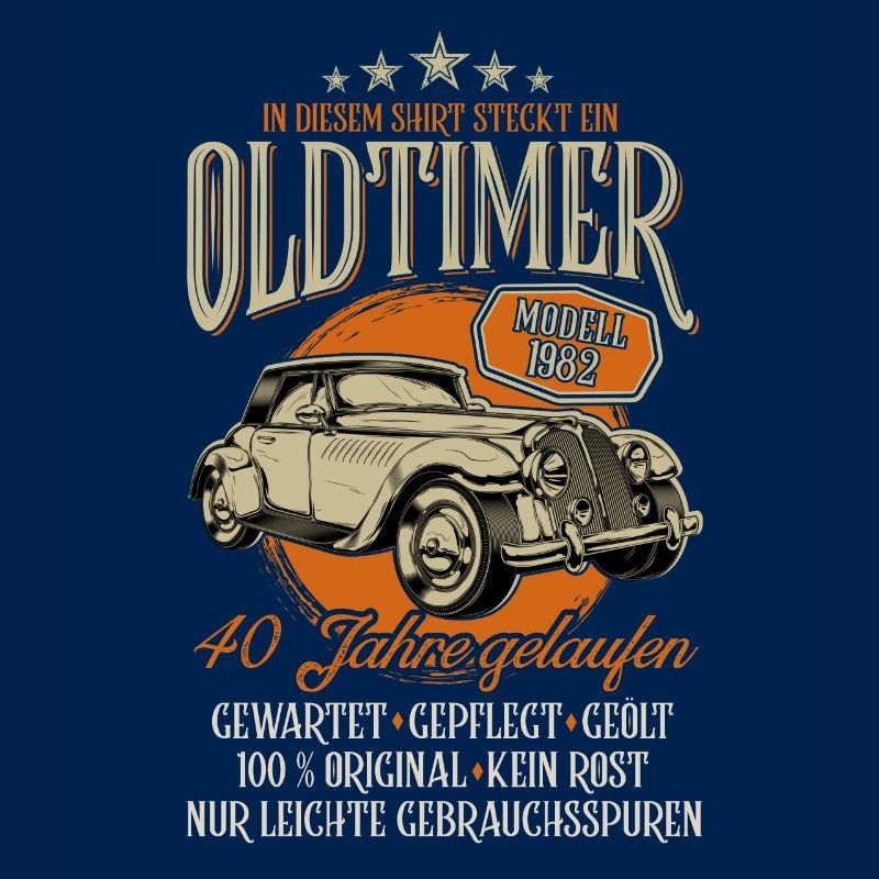 40 Geburtstag Oldtimer 1982 retro 2022