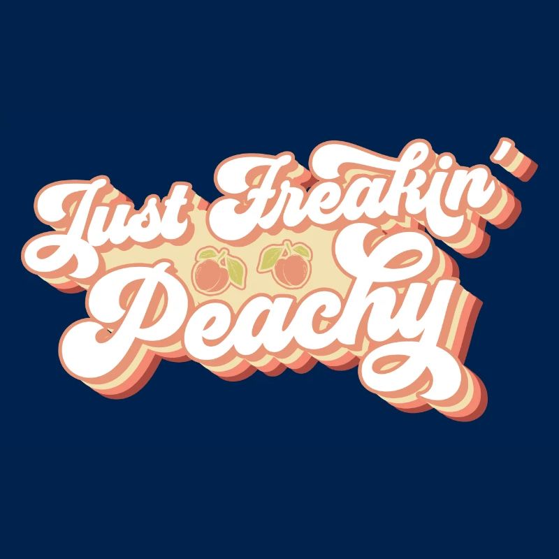 juste pêche - peach fruit dicton